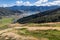 Aerial view of Havelock marina and Pelorus Sound in Marlborough region, New Zealand