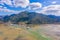 Aerial view of Havelock in New Zealand