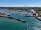 Aerial view of Hervey Bay at Fraser Coast, Queensland, Australia