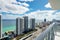 Aerial view from highrise balcony Hallandale Beach FL