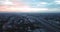 Aerial view of highway flyover in Jakarta