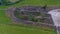 Aerial view of Hill of Crosses, Lithuania