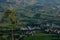 Aerial view of hill top. Nandi hills top, Bangalore