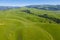 Aerial View of Hills and Trail in Tri-Valley, Northern California