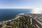 Aerial View of Hilltop Homes and Malibu Pier