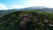 Aerial View of the hilly area of Tondo Village near Palu bay. Located in Central Sulawesi. Palu, Indonesia, March 28, 2022