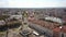 Aerial view of historic center in Ivano-Frankivsk city, Ukraine.