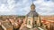 Aerial view of the historic city of Salamanca from the Top of Ig