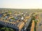 Aerial view historic French Quarter in New Orleans, Louisiana, U