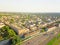 Aerial view historic French Quarter in New Orleans, Louisiana, U