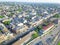 Aerial view historic French Quarter in New Orleans, Louisiana, U