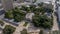 Aerial View Of The Historic Spanish Mission, The Alamo, in San Antonio, Texas