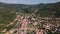 Aerial view of the historic town of Kremnica in Slovakia