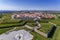 Aerial view of the historic village of Almeida in Portugal