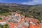 Aerial view of the historic village of Castelo Novo in Portugal;