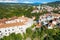 Aerial view of the historical centre of Pazin