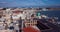 Aerial view of the historical part of the city Akko