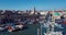 Aerial view of the historical part of the city Akko