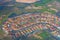 Aerial view of holiday apartments at Puerto del Rosario, Fuerteventura, Canary islands, Spain