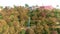 Aerial View of the holy town of Uttarakhand, India, Haridwar.Showing Mansa Devi Temple.