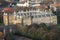 Aerial view of Holyrood Palace