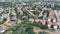 Aerial view of homes in Gaborone, Botswana