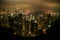 Aerial view of Hong Kong, China, Asia