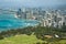 aerial view of Honolulu beach