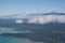 Aerial View of Hood Canal and Olympic Mountains