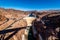 Aerial view of the Hoover Dam