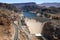 Aerial view of Hoover Dam ,Colorado River