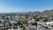 Aerial view of house in La Mesa City in San Diego, California