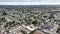 Aerial view of house in La Mesa City in San Diego, California, USA