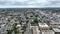 Aerial view of house in La Mesa City in San Diego, California, USA