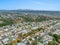 Aerial view of house in Serra Mesa City in San Diego, California, USA