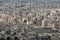 Aerial view of houses in central Tokyo