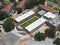 Aerial view of the Huey P Long Field House
Gymnasium in Baton Rouge, Louisiana