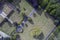 Aerial view of Hull Northern Cemetery Chanterlands Avenue, Hull