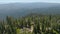 Aerial view of the Hume Lake Kings Canyon Sequoia National forest