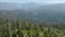 Aerial view of the Hume Lake Kings Canyon Sequoia National forest