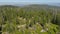 Aerial view of the Hume Lake Kings Canyon Sequoia National forest