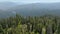 Aerial view of the Hume Lake Kings Canyon Sequoia National forest