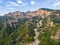 Aerial view of the Huoyan Shan