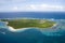 Aerial view of Icacos Island Puerto Rico