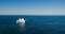 Aerial View Iceberg with a Large Hole, Newfoundland