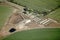 An aerial view of a an Idaho dairy farm.