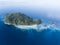 Aerial View of Idyllic Island in Raja Ampat