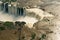 Aerial view of Iguazu Falls