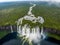 Aerial view of Iguazu Falls, Argentina, South America