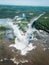 Aerial View of Iguazu Falls on the Border of Argentina and Brazil